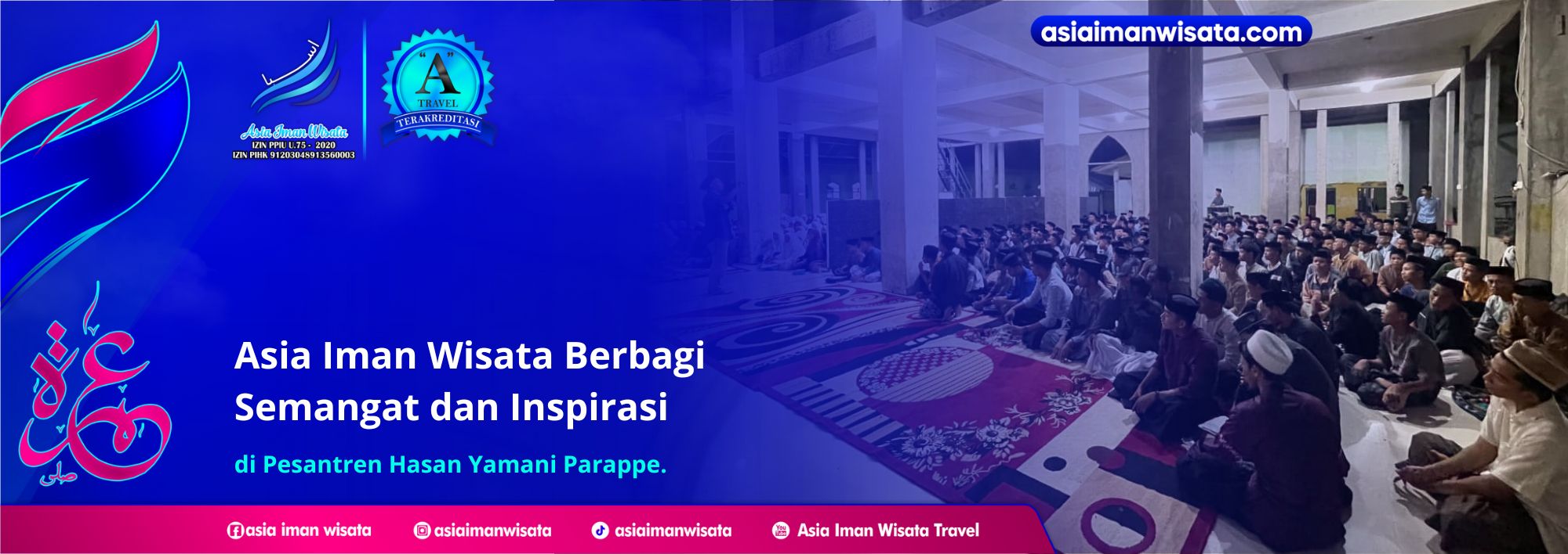 Asia Iman Wisata Berbagi Semangat dan Inspirasi di Pesantren Hasan Yamani Parappe