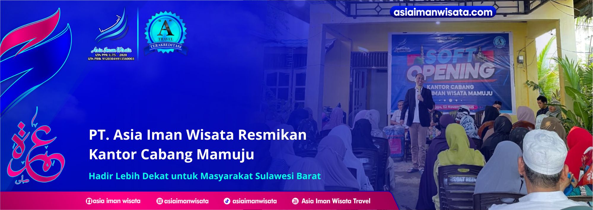 PT. Asia Iman Wisata Resmikan Kantor Cabang Mamuju